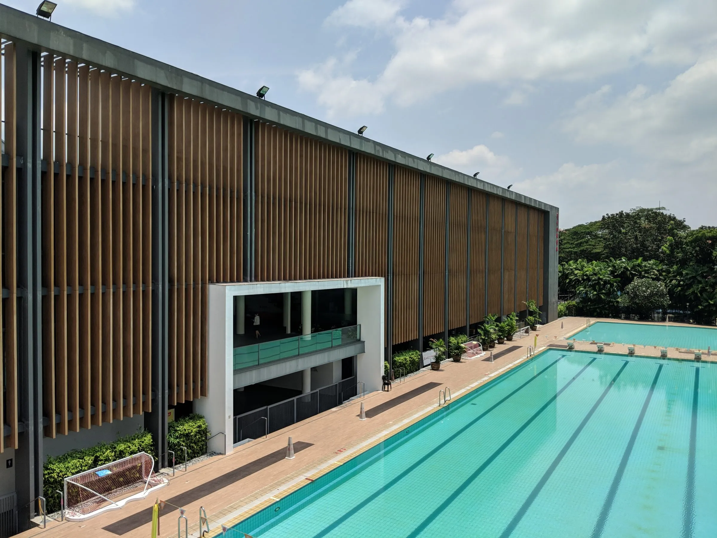 The swimming pool at Hwa Chong Institution